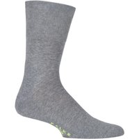 1 Pair Sport Spirit Run Crew Socks Light Grey Melange 13 14