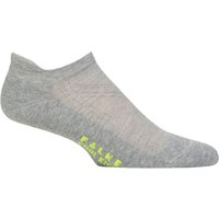 Mens and Womens 1 Pair Falke Cool Kick Trainer Socks Light Grey 8-8.5 Unisex