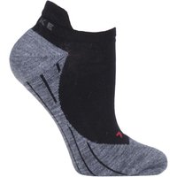 1 Pair Grey RU4 Invisible Light Volume Ergonomic Cushioned Invisible Running Socks 4 5