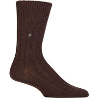 1 Pair Dover Virgin Wool Ribbed Socks 6.5 11