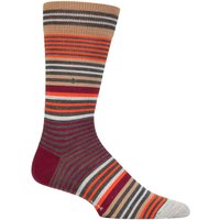 1 Pair Stripe Wool Socks Grey 6.5 11
