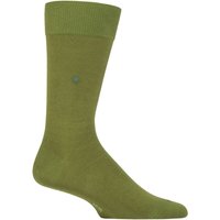 1 Pair Lord Plain Cotton Socks Moss 6.5 11