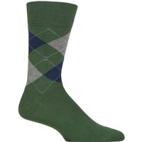 1 Pair King Argyle Cotton Socks Dark Green 6.5 11