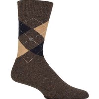 1 Pair Burlington Dundee Wool Leisure Weight Socks Buckeye Melange 6.5 11