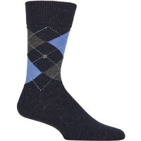 1 Pair Burlington Dundee Wool Leisure Weight Socks Marine 6.5 11