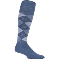 1 Pair Denim Preston Soft Acrylic Knee High Socks Men's 6.5-11 Mens - Burlington