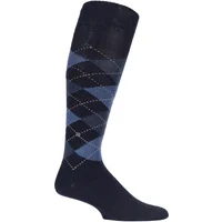 1 Pair Dark Navy Preston Soft Acrylic Knee High Socks Men's 6.5-11 Mens - Burlington