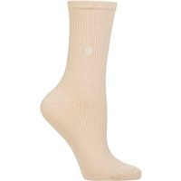 1 Pair York Organic Cotton Ribbed Socks 3.5 7