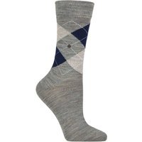 1 Pair Burlington Marylebone Melange Virgin Wool Socks Pigeon 3.5 7.5