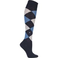 1 Pair Marylebone Argyle Wool Knee High Socks 3.5 7