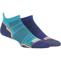 Mens and Women's 2 Pair 1000 Mile Run Anklet Socks Kingfisher 6-8.5 Mens