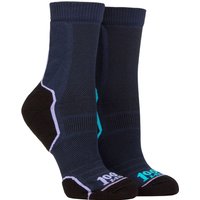 2 Pair Repreve Trail Socks Lilac 3 5.5