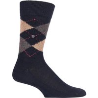 1 Pair Brown Preston Extra Soft Feeling Argyle Socks 11 14
