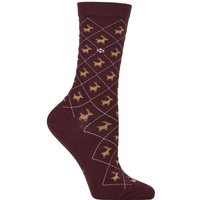1 Pair Christmas Reindeer Cotton Socks 3.5 7
