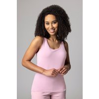 1 Pack Bamboo Loungewear Selection Vest Top Pale Vest Top