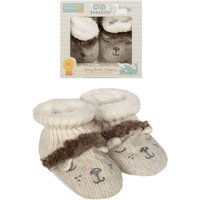 Tots 1 Pair Padders Slipper Socks Lion 6 12 Months