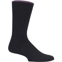 1 Pair Purple Cotton Cushioned Golf Socks 12 14
