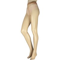 1 Pair Shelina 12 Denier Ultra Transparent Tights Shimmer Powder S