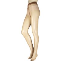 1 Pair Shelina 12 Denier Ultra Transparent Tights Shimmer Hazel L