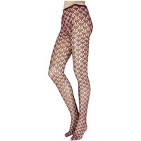 1 Pair Emotion Valentines Day Tights Barolo Medium