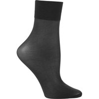 1 Pair Seidenglatt 15 Denier Transparent Shining Ankle Highs 2.5 5