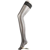 1 Pair Shelina 12 Denier Ultra Transparent Hold Ups Shimmer Small