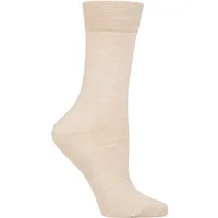 1 Pair Linen Sensitive Berlin Merino Wool Left And Right Comfort Cuff Socks Ladies 2.5-5 Ladies - Falke