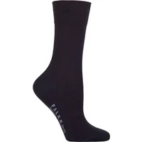 Women's 1 Pair Falke Sensitive New York Lyocell Gentle Grip Socks Dark Navy 2.5-5 Ladies
