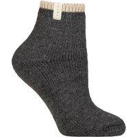 1 Pair Cosy Plush Wool Alpaca Socks Anthracite 5.5 8