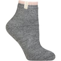1 Pair Cosy Plush Wool Alpaca Socks Dark Grey 5.5 8