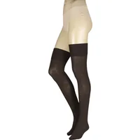 Women's 1 Pair Falke Soft Merino Wool Over the Knee Socks Dark Brown 7-8 Women's