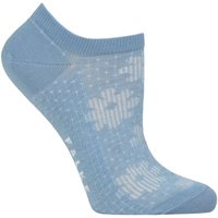 1 Pair Falke Active Breeze Floral Trainer Socks Sky Blue 2.5 5