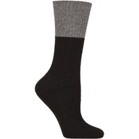 1 Pair Falke Cosy Wool Special Edition Striped Cuff Socks 2.5 5