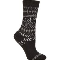 1 Pair Falke Cosy Wool Special Edition Classic Norwegian Patterned Socks 5.5 8