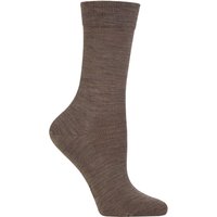 1 Pair Soft Merino Wool Socks Pebble 5.5 6.5