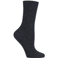 1 Pair Anthracite Cosy Wool Cashmere Socks 5.5 8