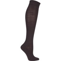 1 Pair Dark Sensitive London Left Right Comfort Cuff Cotton Knee High Socks 5.5 8