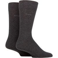 2 Pair Soft Cotton Plain Socks 11.5 14