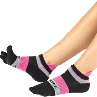 1 Pair TOETOE Sport Range Running Trainer Toe Socks Pink 3 5.5 UK