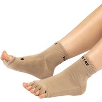 1 Pair TOETOE Health Range Toe Separator Toe Socks Fawn One