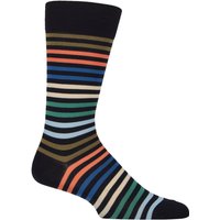 1 Pair Kilburn Striped Cotton Lisle Socks 10 12