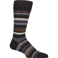 1 Pair Pantherella Hamnet Multi Stripe Merino Wool Socks 7.5 9.5