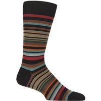 1 Pair Quakers Merino Wool Striped Socks Jade 10 12