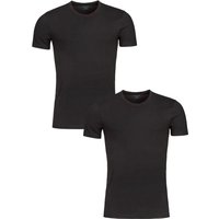 2 Pack Falke Daily Comfort Cotton Crew Neck T Shirt Small