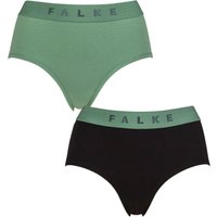 2 Pack Falke Daily Comfort Cotton Hipster Briefs Green