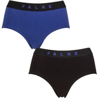 2 Pack Falke Daily Comfort Cotton Hipster Briefs Blue M