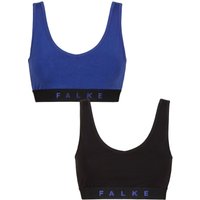 2 Pack Falke Daily Comfort Cotton Bralette Blue L