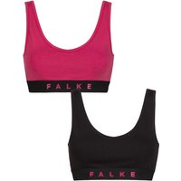 2 Pack Falke Daily Comfort Cotton Bralette Pink