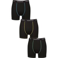 3 Pack Glenmuir Sports Performance Trunks Blue Orange Teal