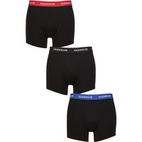 3 Pack Glenmuir Cotton Modal Blend Trunks Blue Red